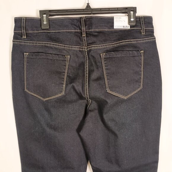 Code Bleu Chelsea Classic Rise Tummy Slimming Straight Jeans 14 NWT - Picture 10 of 11